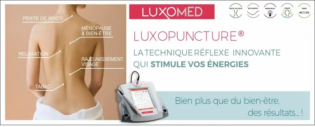 pratique thérapeutique douce qui utilise la lumière pour stimuler les points d'acupuncture du corps