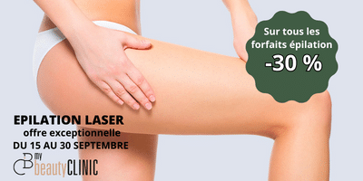 profitez d'une remise de -30% sur l'epilation laser au Luxembourg chez mybeautyclinic